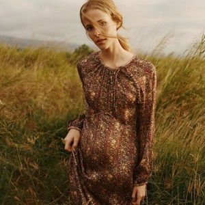 Bellflower 100% Silk Dress